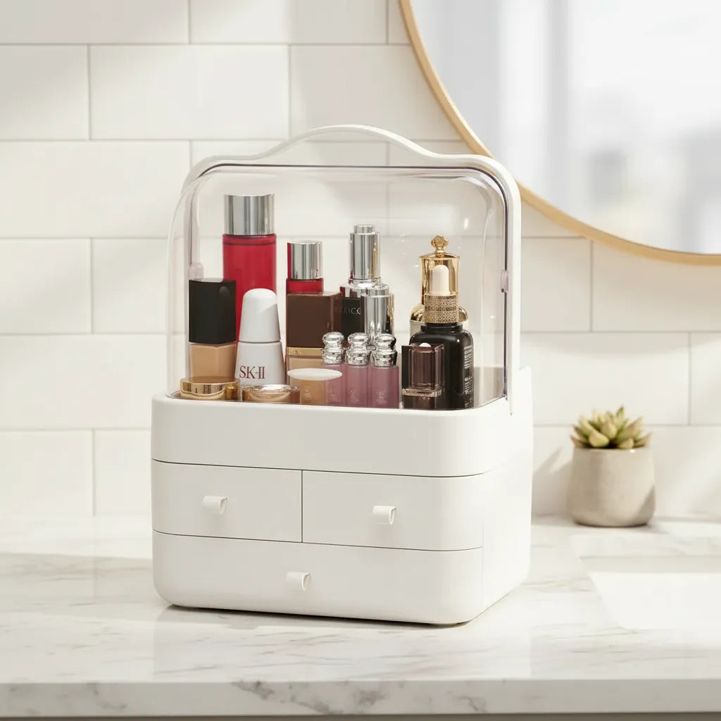 Organizador De Maquillaje Cosméticos Impermeable Antipolvo