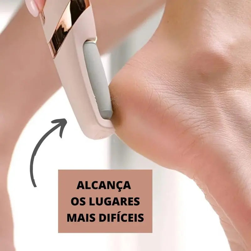 Removedor De Callos Electrico Lima Pies Pedicura 2 Rodillos