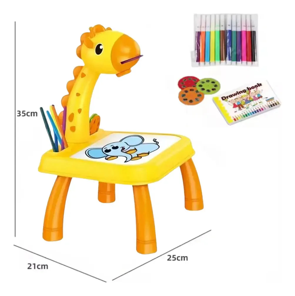 Mesa De Dibujo Para Niños Jirafa Juguete Didáctico