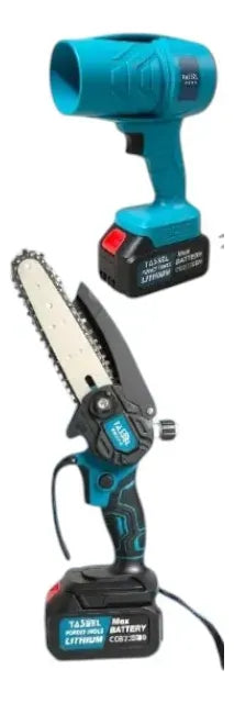 Kit Herramientas Jardín 5 En 1 Tasbel Inalámbrico + 2 Baterias