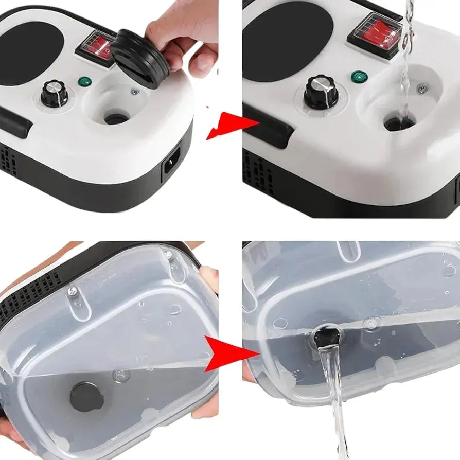 Limpiador De Vapor A Presión De Alta Temperatura De 2500w Color Blanco