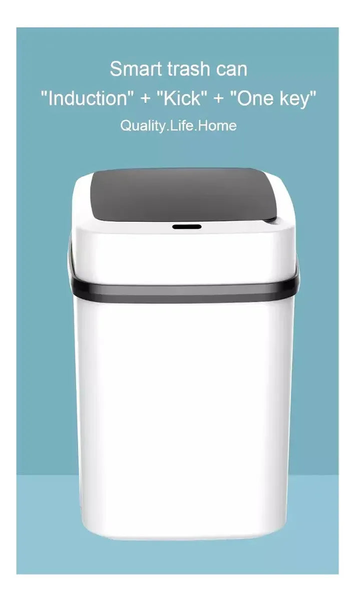 Bote De Basura Inteligente Con Sensor, Basurero inteligente, Papelera Automatica