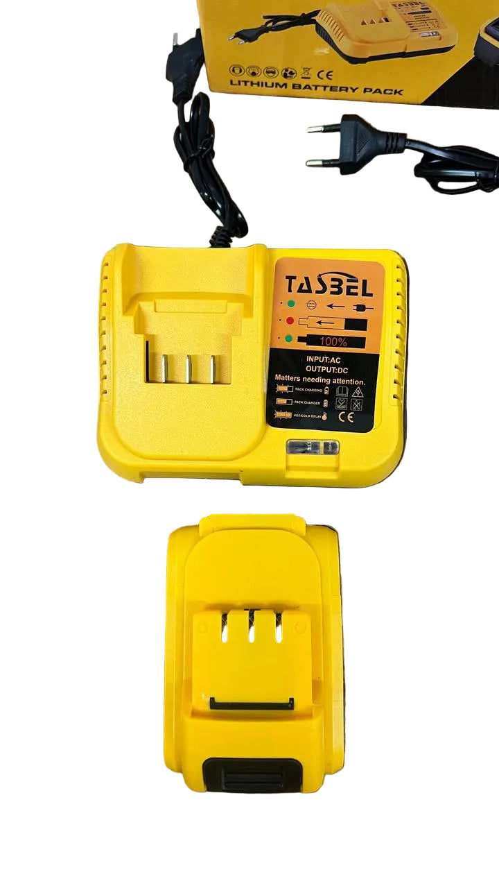 Kit De Batería De Litio Recargable Tasbel Con Cargador