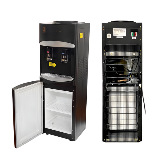 Dispensador de Agua Negro Mate Compresor Mod. LB-88-LC Black