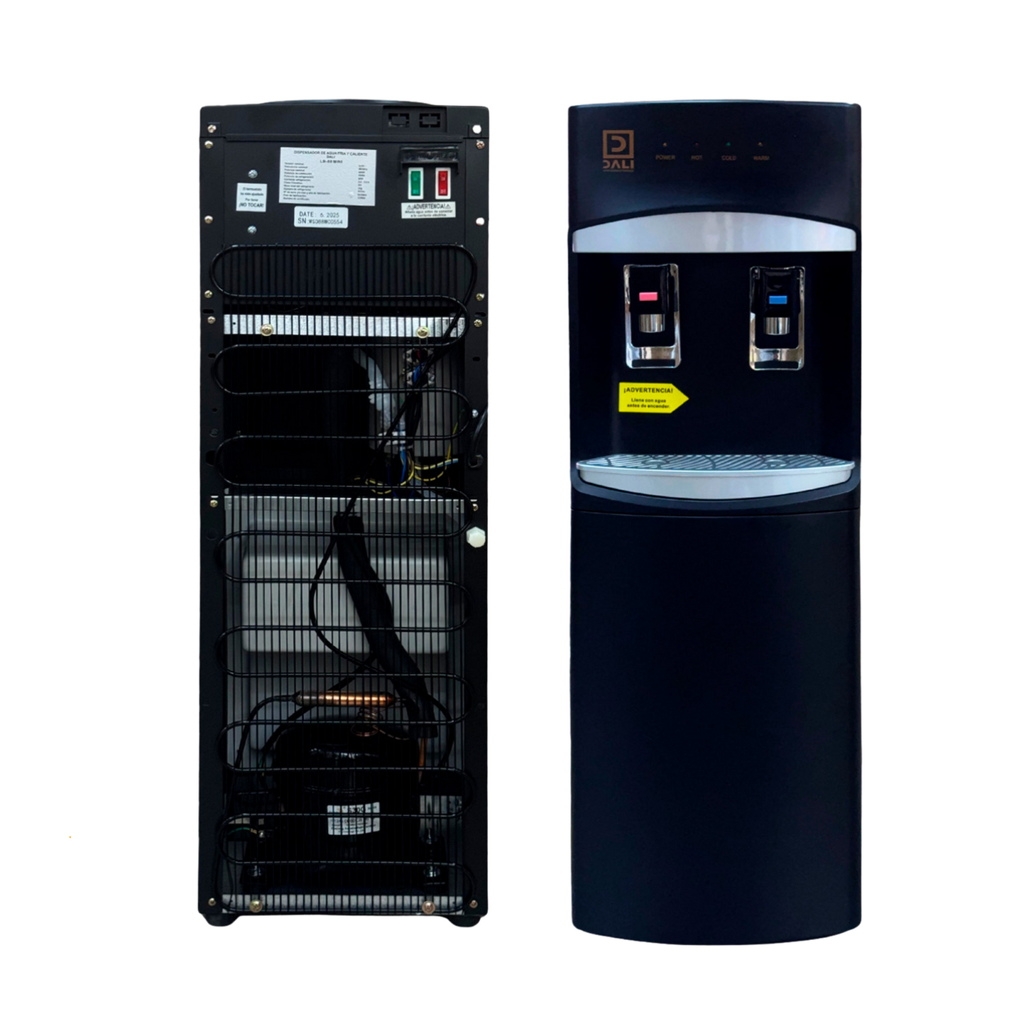 Dispensador de Agua Pedestal Compresor Negro Mate LB-88 Mini