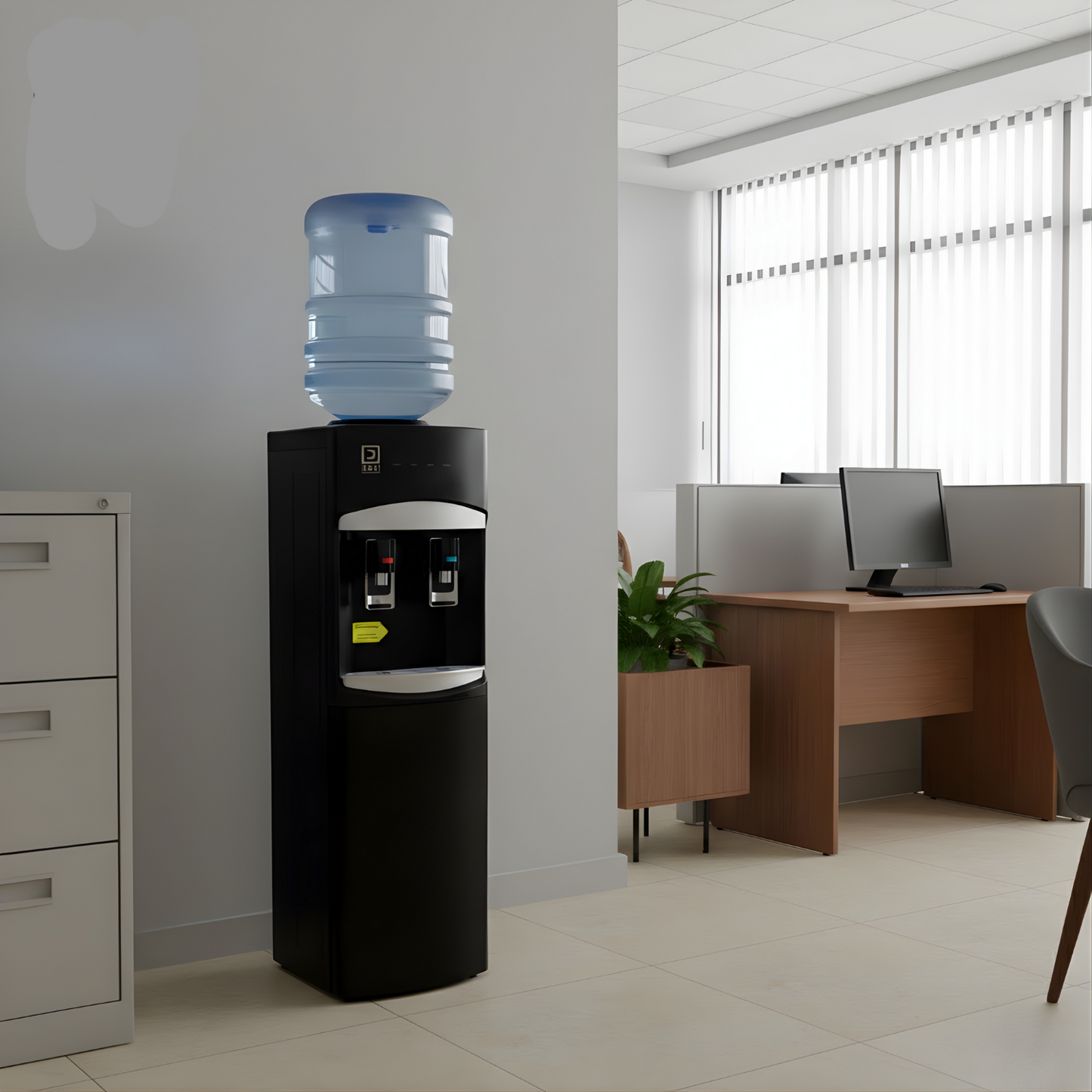 Dispensador de Agua Pedestal Compresor Negro Mate LB-88 Mini