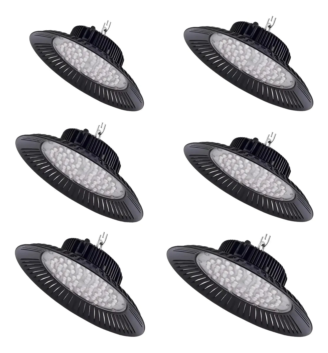 Foco Led Campana Lampara Industrial Luz Fria Blanca Led Tipo Ufo 200w Industrial Ip65