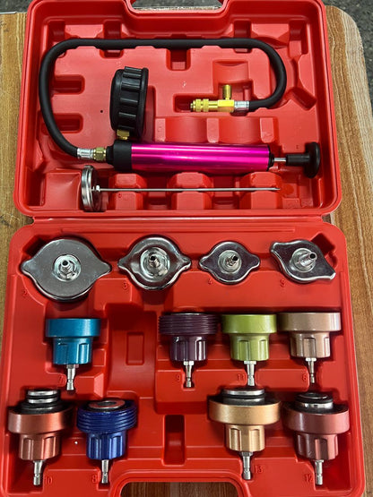 Kit De Detección De Fuga Para Radiadores 14 Pcs