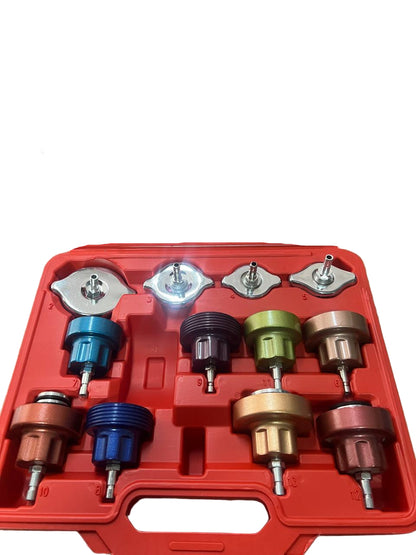 Kit De Detección De Fuga Para Radiadores 14 Pcs