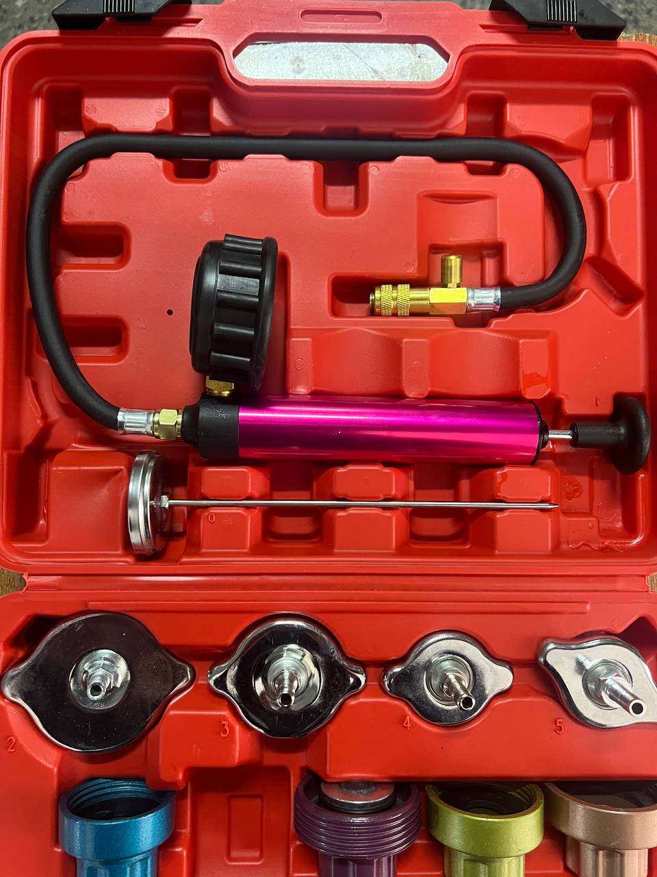 Kit De Detección De Fuga Para Radiadores 14 Pcs