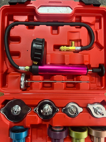 Kit De Detección De Fuga Para Radiadores 14 Pcs