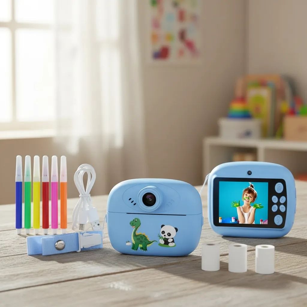 Cámara Fotos Instantáneas Infantil Impresión Digital Niños