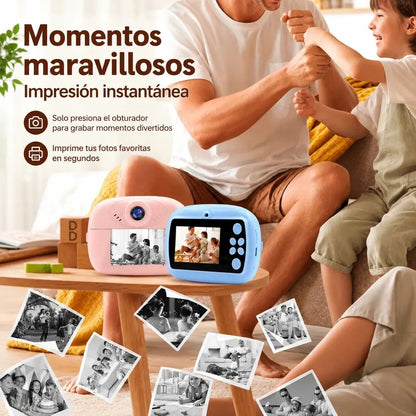 Cámara Fotos Instantáneas Infantil Impresión Digital Niños