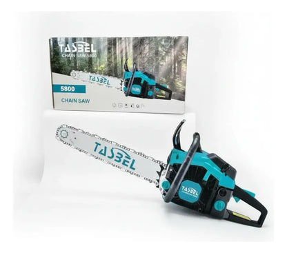 Motosierra Tasbel Con Motor Potente Profesional 55cm 21,65 pulgadas