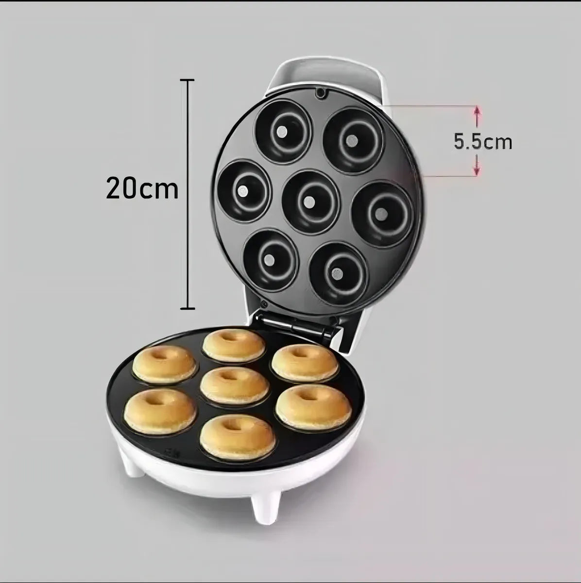 Maquina Para Mini Donas Rosquilla Antiadherente