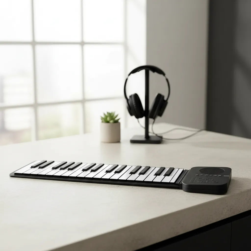 Teclado Musical Piano Flexible Roll Up 37 Teclas Portátil