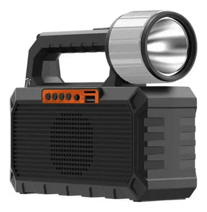 Kit Emergencia Energía Radio Solar Multiusos Ampolletas Linterna Usb