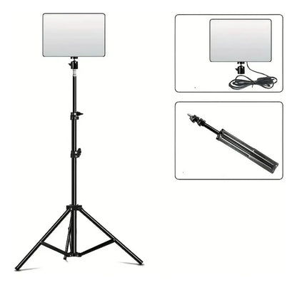 Panel De Iluminación Luz Led Para Fotografía Pl-36 + Tripode