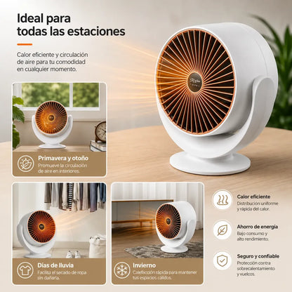 Calefactor Estufa Electrica Convección Portatil Silencioso