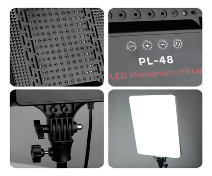 Panel de Luz LED Profesional PL-48 – 700 LED Fotografía y Video
