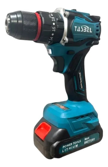 Taladro Inalámbrico Tasbel Brushless + 2 Baterías Y Cargador