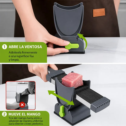 Cortadora Rebanadora Manual De Carne Fresca Cruda Picadora