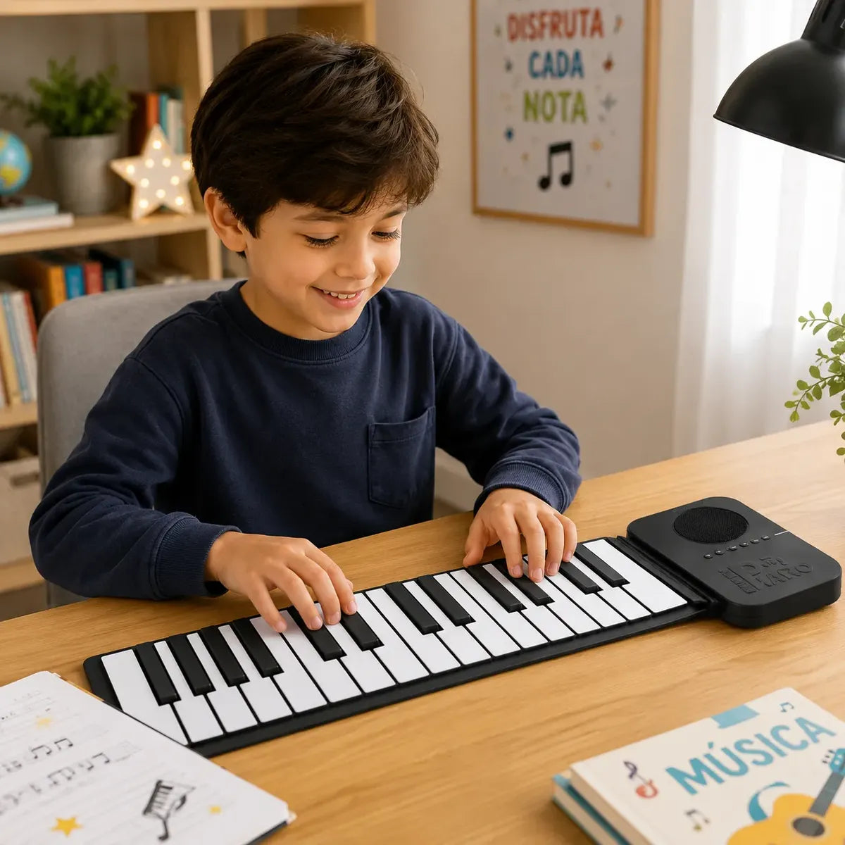 Teclado Musical Piano Flexible Roll Up 37 Teclas Portátil