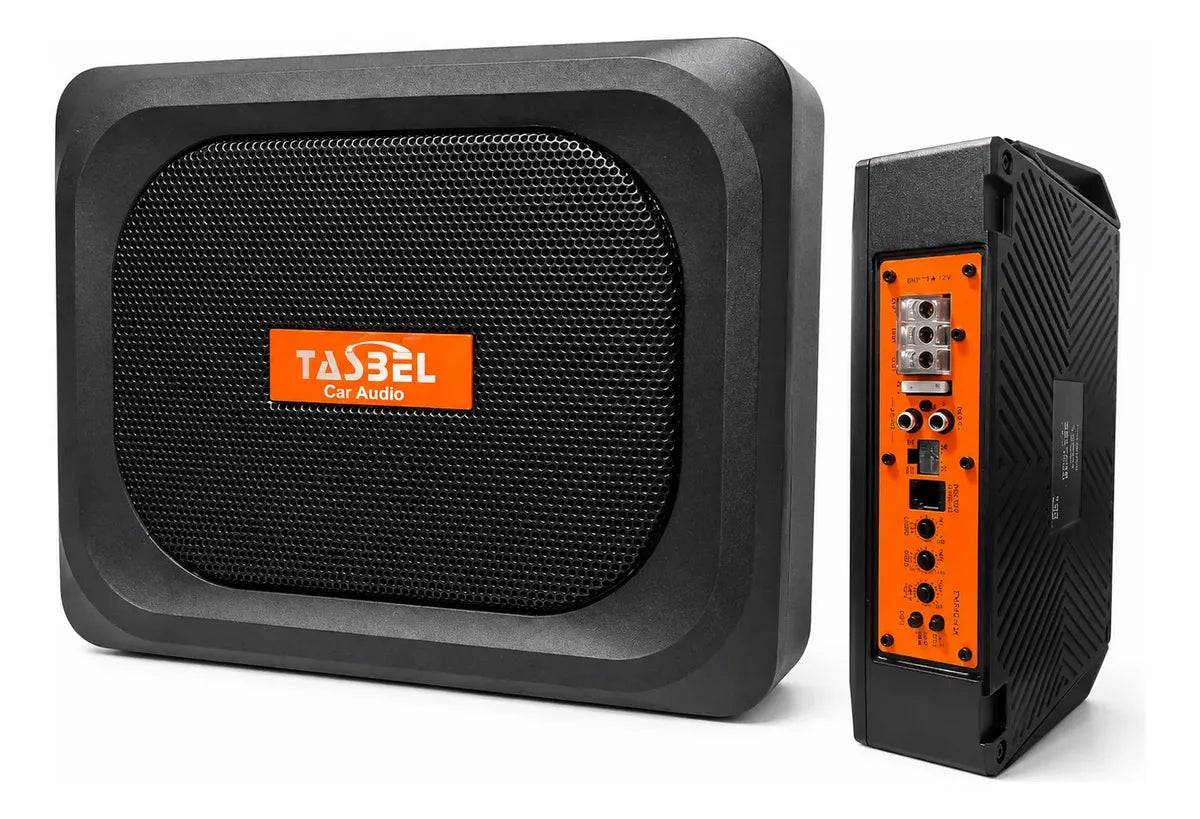 Subwoofer Amplificado Auto Bajo Asiento 4800w 12v Tasbel