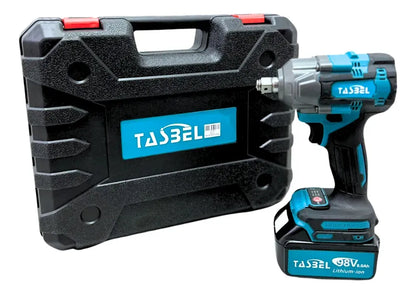 Taladro LLave de Impacto  de 98v Tasbel Con Accesorios + Mandril Incluido