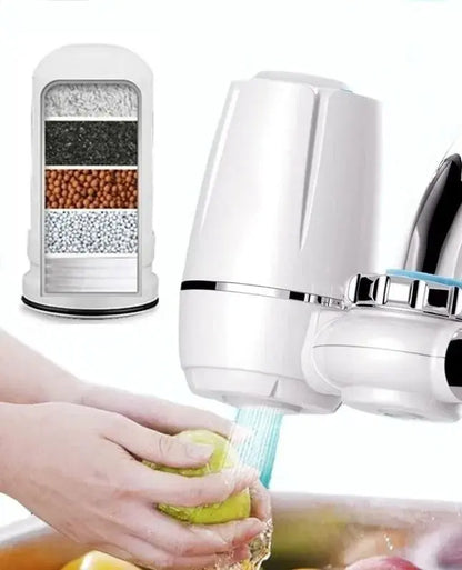 2 Kit Purificador Agua Filtro Cocina Carbono Cerámica Grifo
