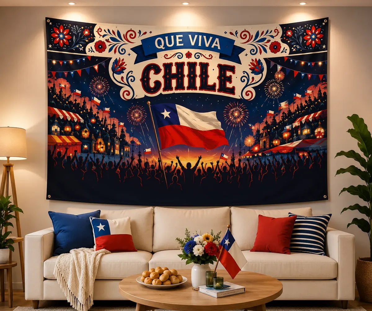 Tela De Fondo Fiestas Patrias 200x180cm Diseños Variados