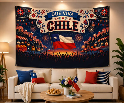 Tela De Fondo Fiestas Patrias 200x180cm Diseños Variados