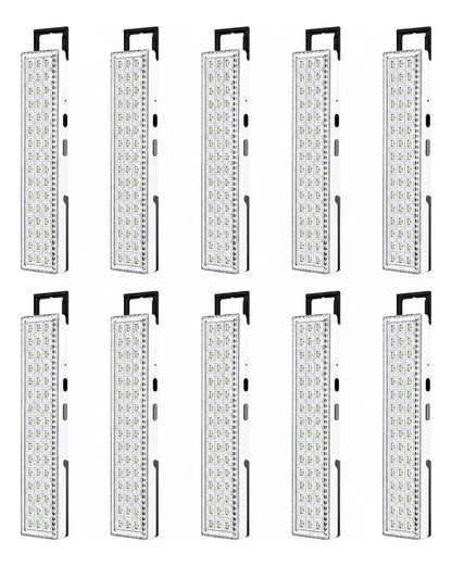 Pack 10 Focos Luz Emergencia 90 Led Recargable Alta Potencia