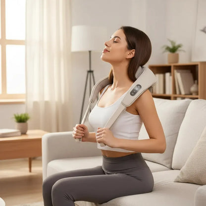 Masajeador Muscular Termoterapia Hombros Cuello Cervical