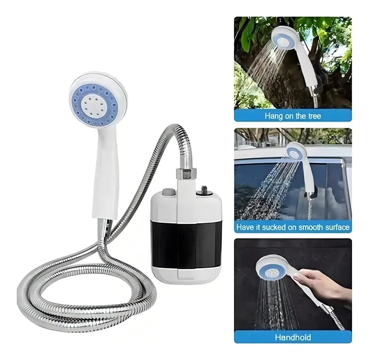 Ducha Regadera Portátil Para Exteriores Camping Aire Libre