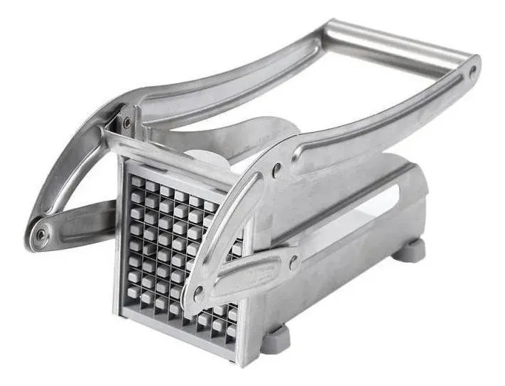 Cortador Picador De Papas Fritas Acero Inoxidable+ 2 Cuchillas