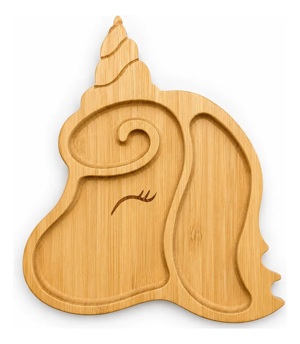 Tabla De Picar Unicornio Bandeja Comida Niño Fiesta Infantil