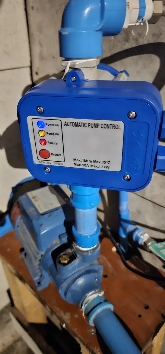 Controlador de Presión para Bomba de Agua Mi Tienda con Válvula Check IP65