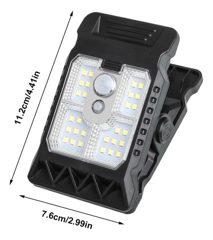 Luz Solar Con Pinza Luces Solar Con Sensor De Movimiento