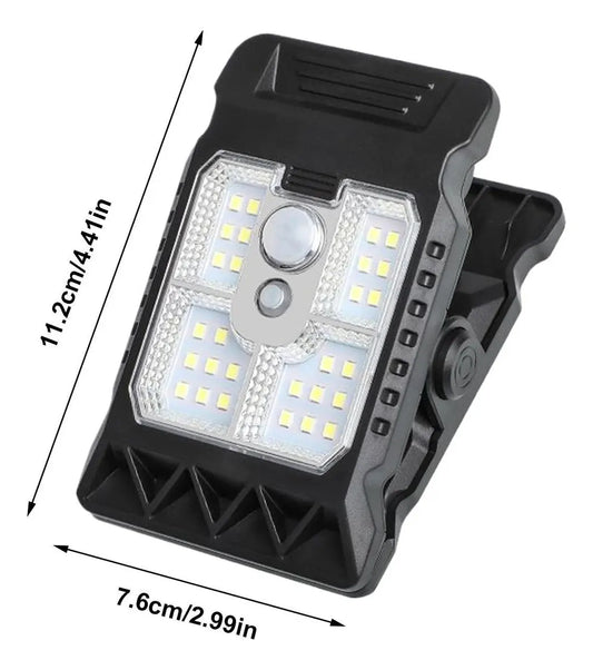 Luz Solar Con Pinza Luces Solar Con Sensor De Movimiento