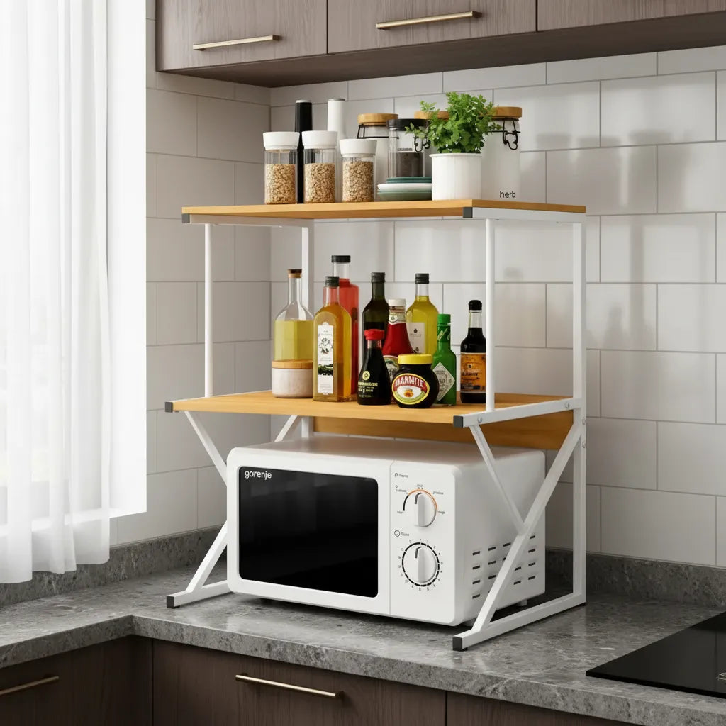 Estante Para Horno Repisa Microondas Rack Organizador Cocina