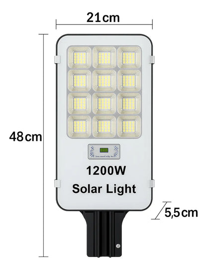 Foco Solar LED Exterior 1200W