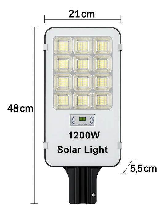 Foco Solar LED Exterior 1200W