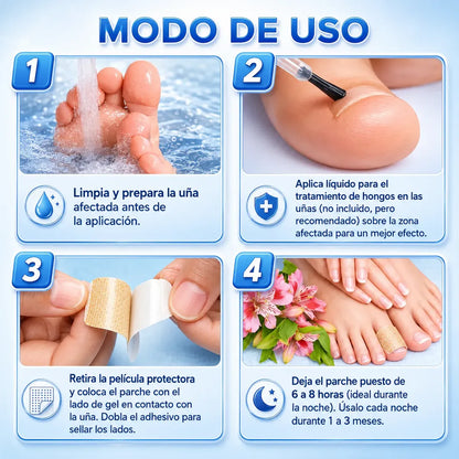 Parches Para Hongos Uñas Tratamiento Reparador Nocturno 21un
