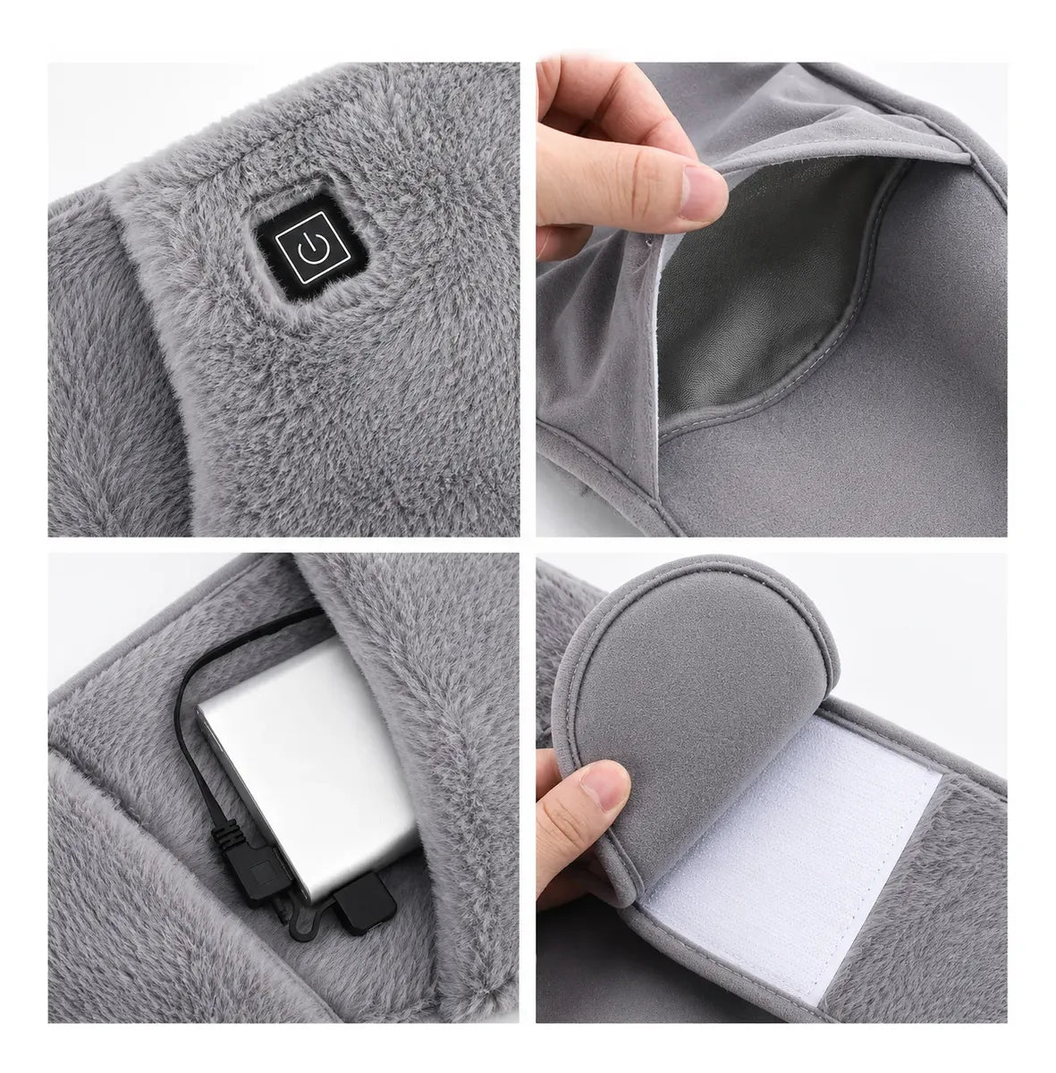 Almohadilla Cinturón Termica Usb Para Manos Y Cintura