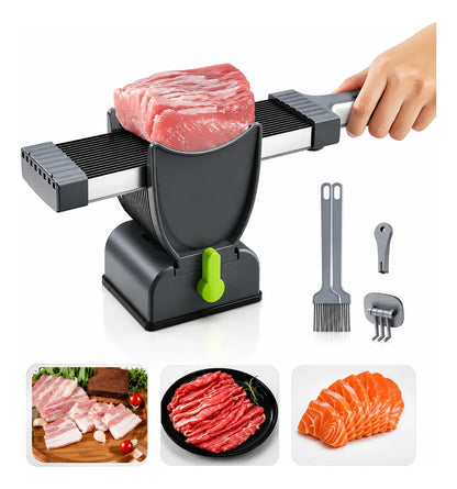 Cortadora Rebanadora Manual De Carne Fresca Cruda Picadora