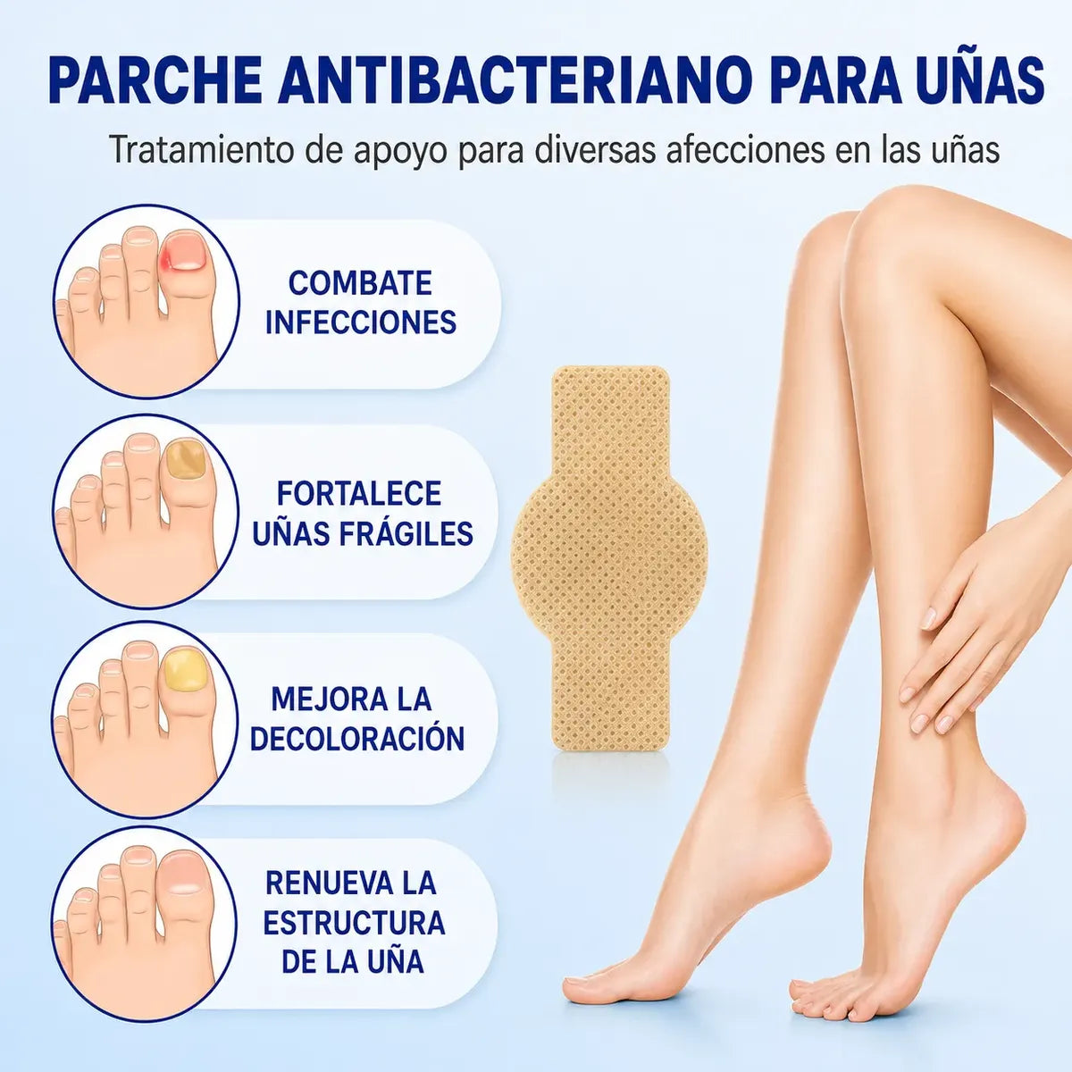 Parches Para Hongos Uñas Tratamiento Reparador Nocturno 21un