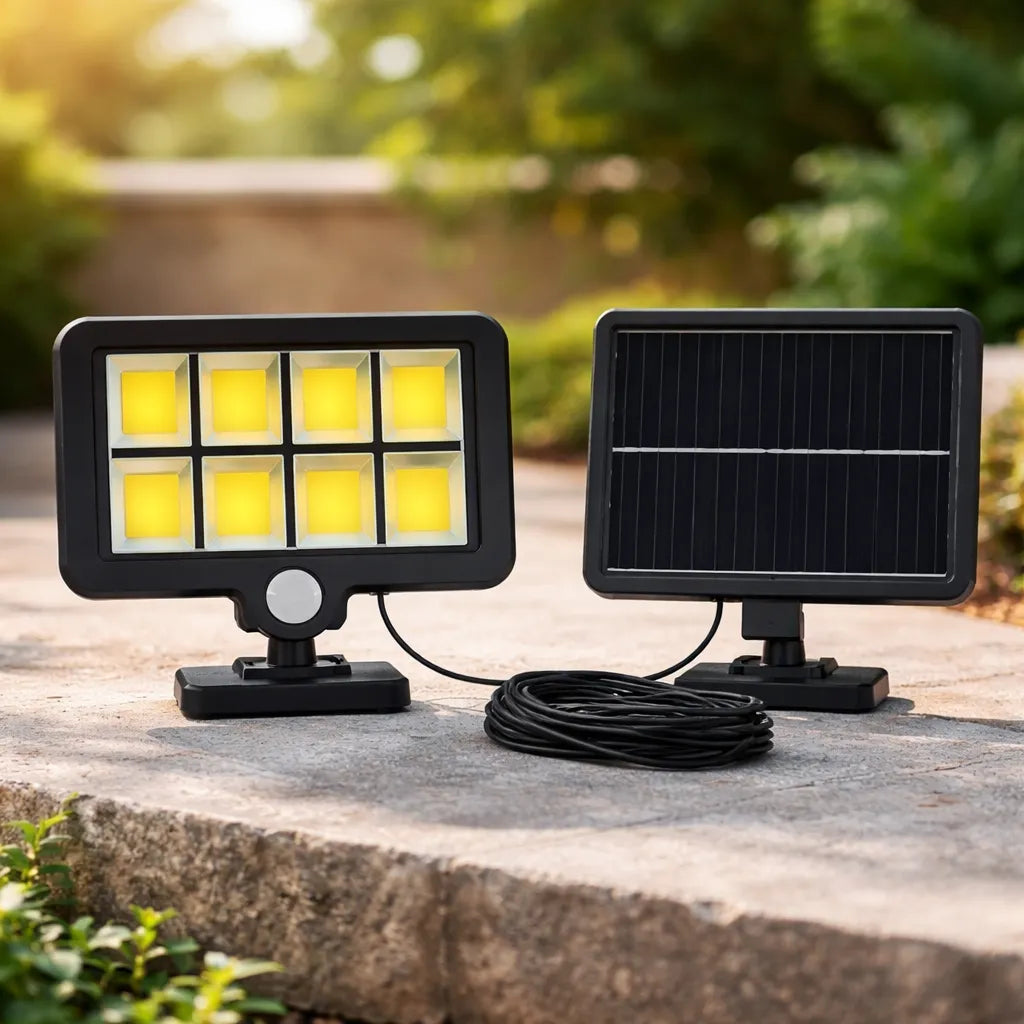 Pack X2 Foco Led Focos Exteriores Foco Led Solar 250w