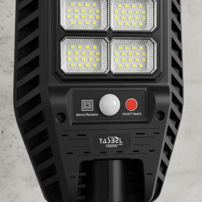 Foco Solar 1000w + Sensor + Soporte + Control Remoto 180 Led