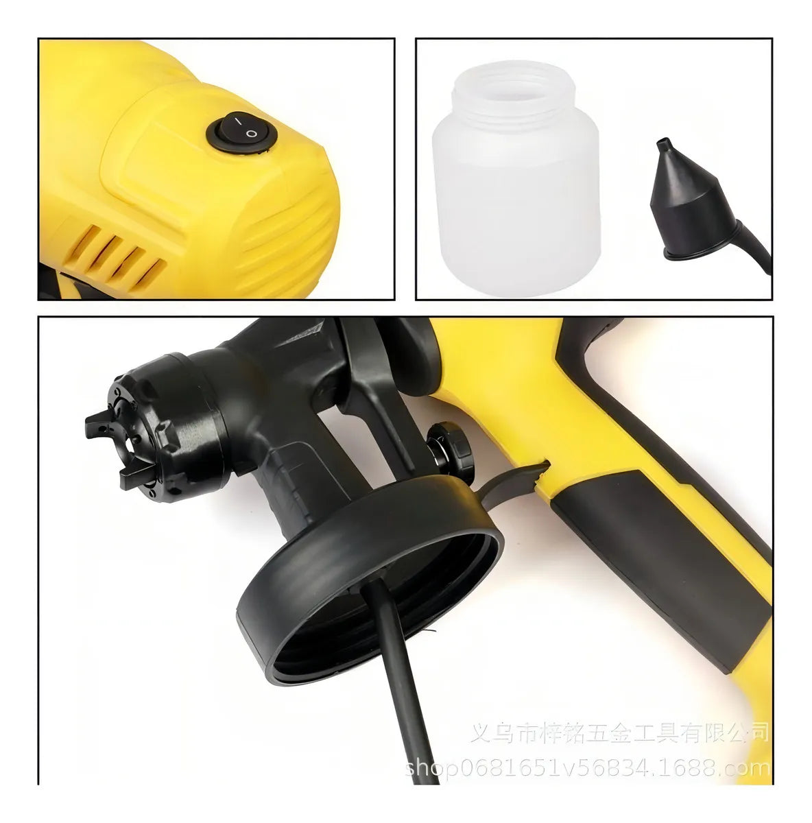 Pistola Pintar Electrico 400w 800ml 220v Accesorios